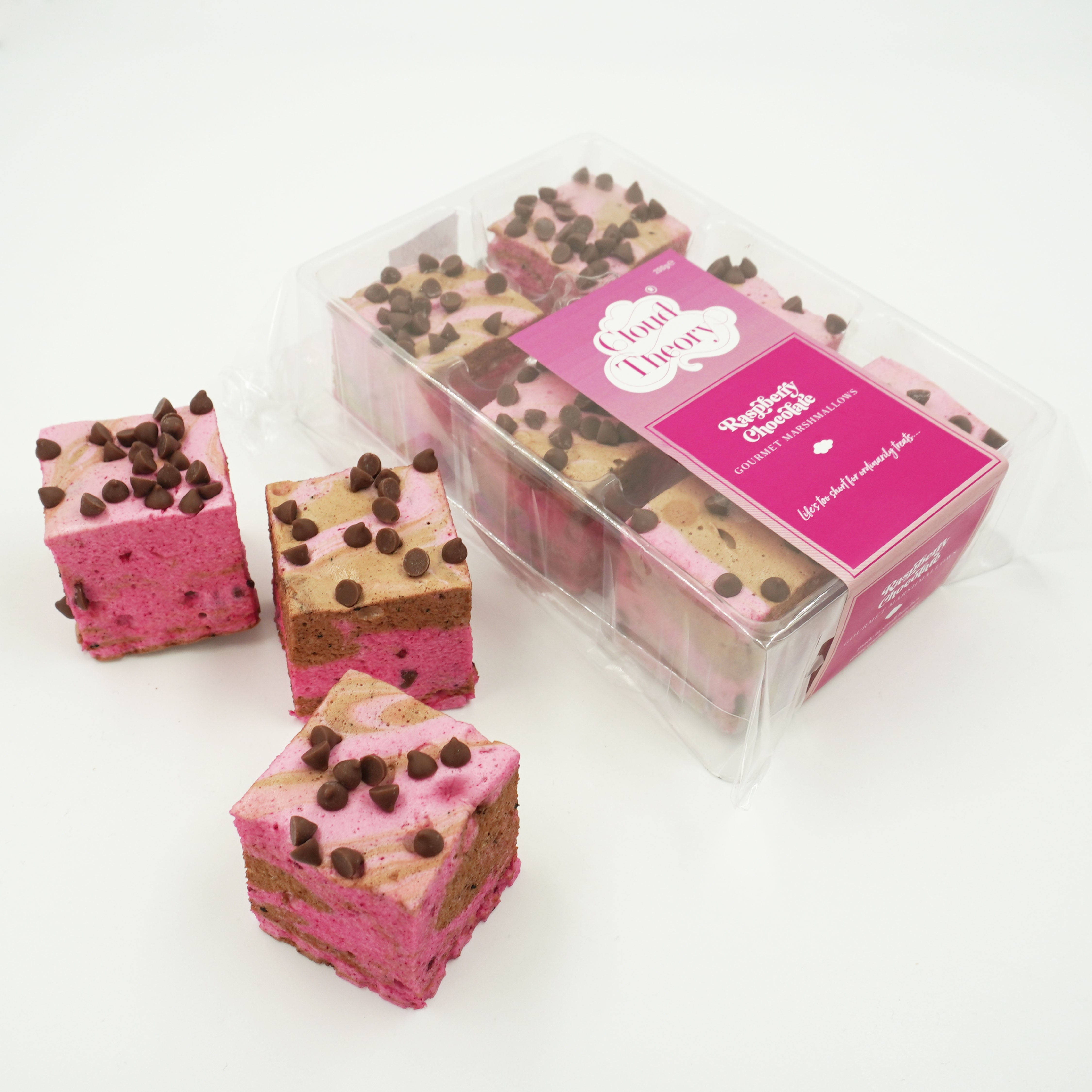 Raspberry Chocolate Marshmallow 6 Pcs Tray