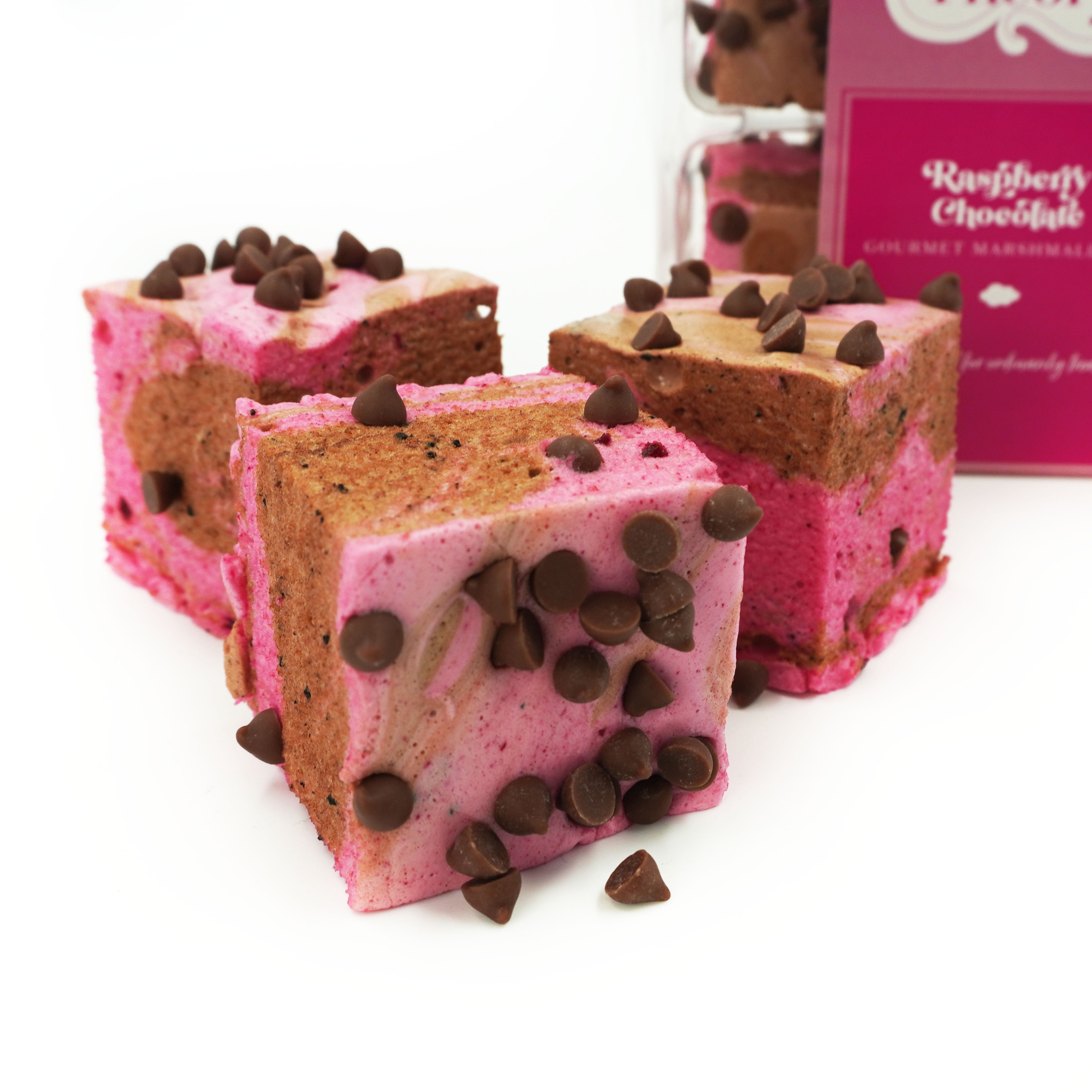 Raspberry Chocolate Marshmallow 6 Pcs Tray