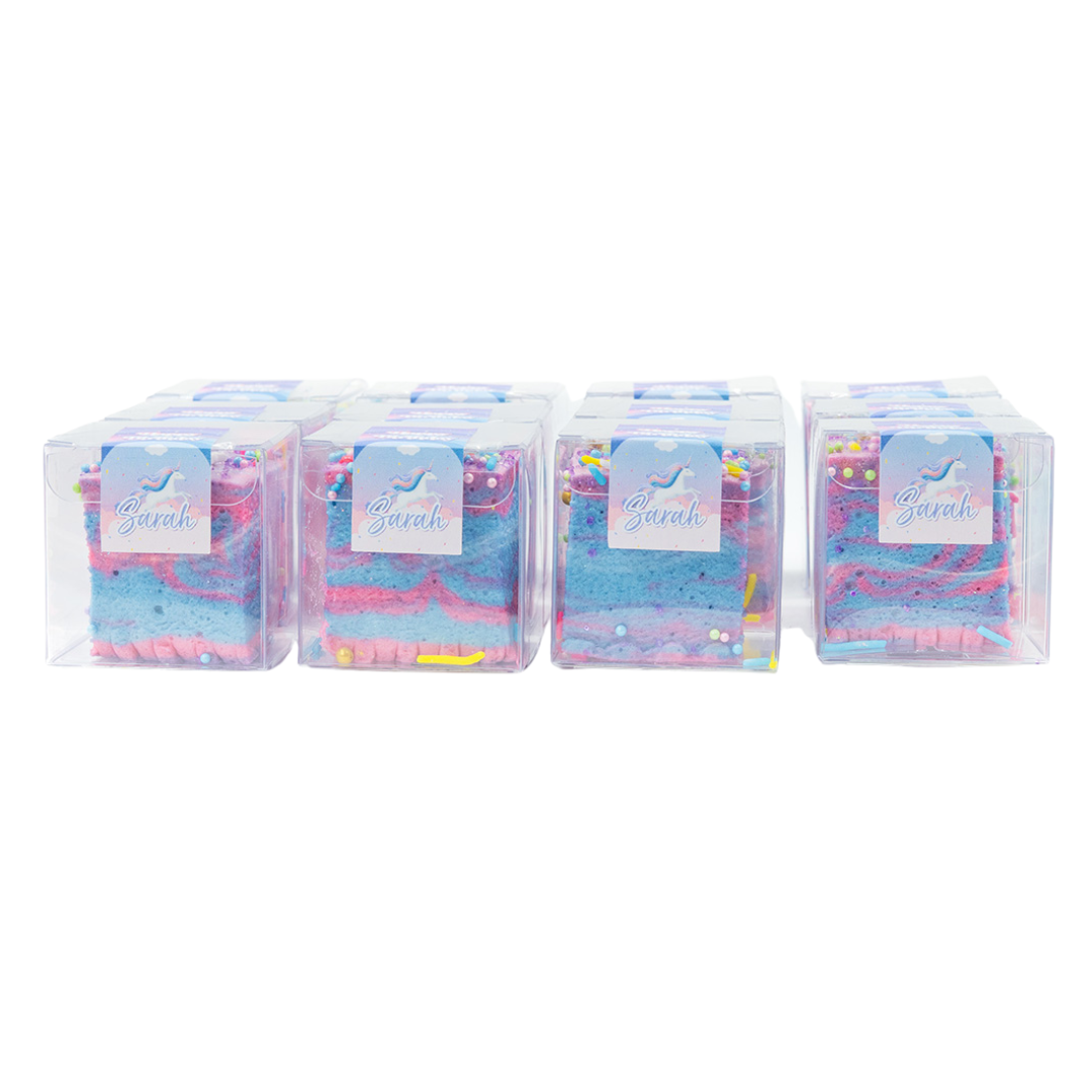 Party Favour Cubes - Rainbow Unicorn Marshmallow