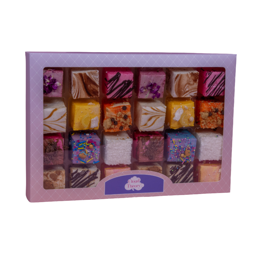 24 Assorted Gourmet Marshmallow Box