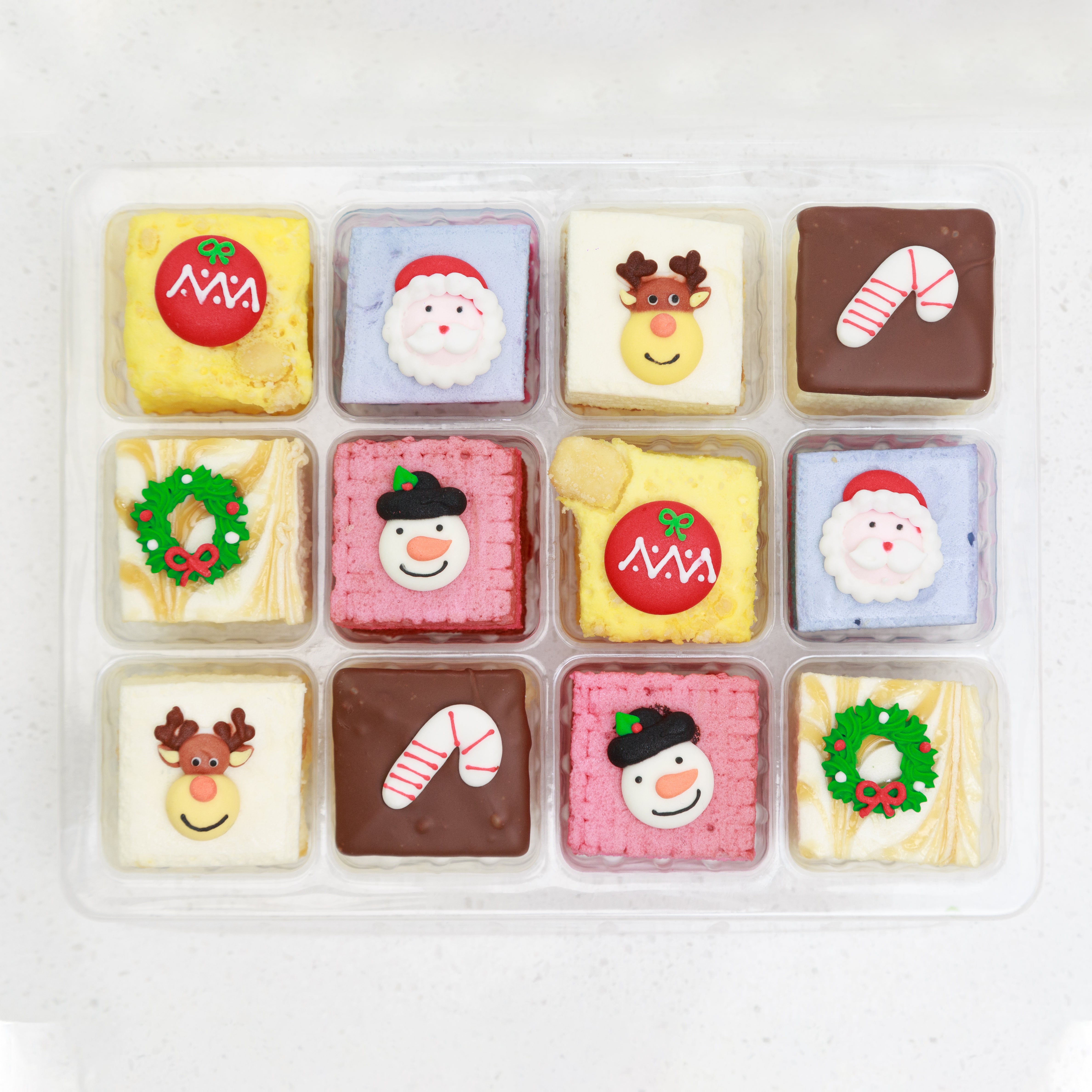 Festive Gourmet Marshmallow Gift Box – 12 Pieces