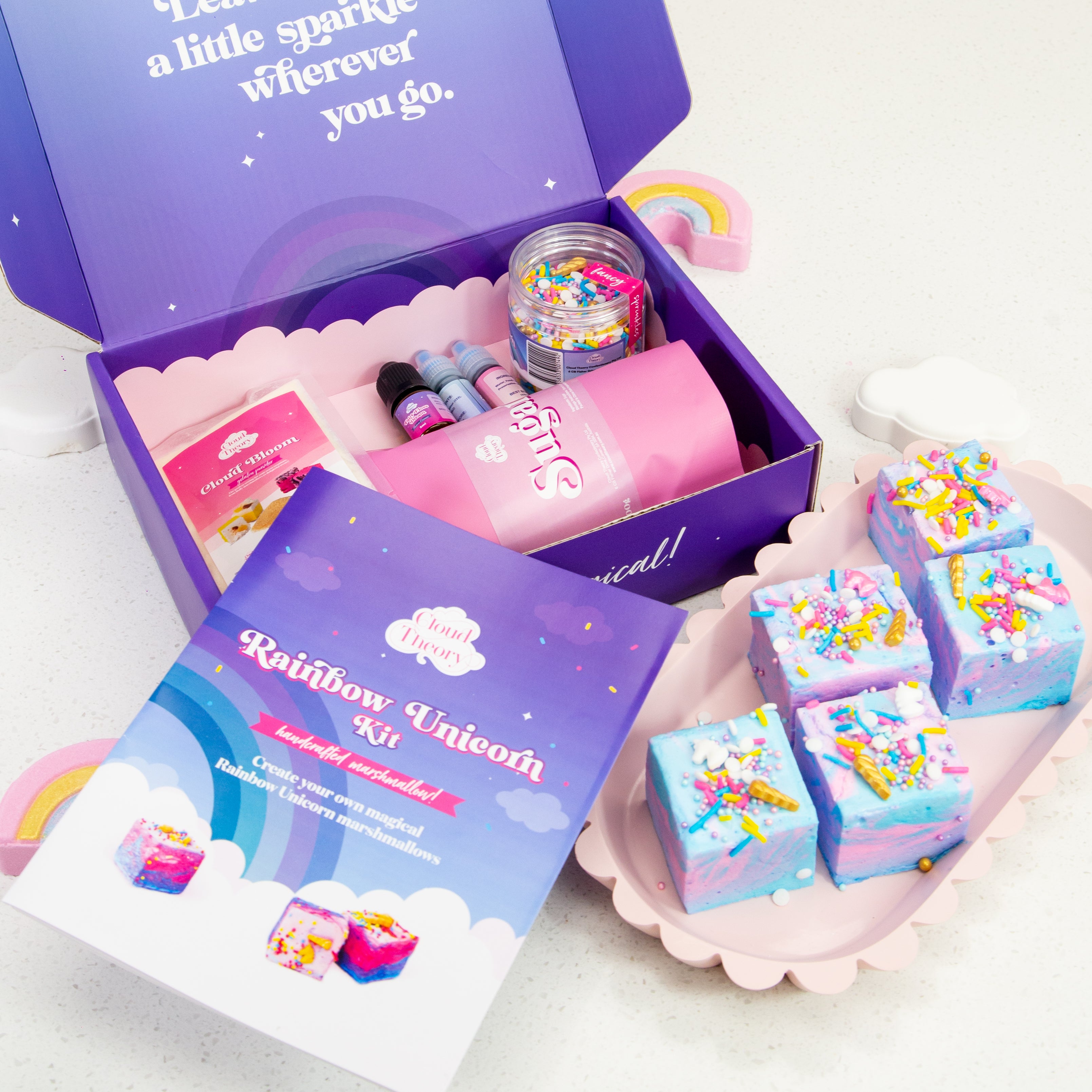 Rainbow Unicorn Marshmallow DIY Kit ✨🦄