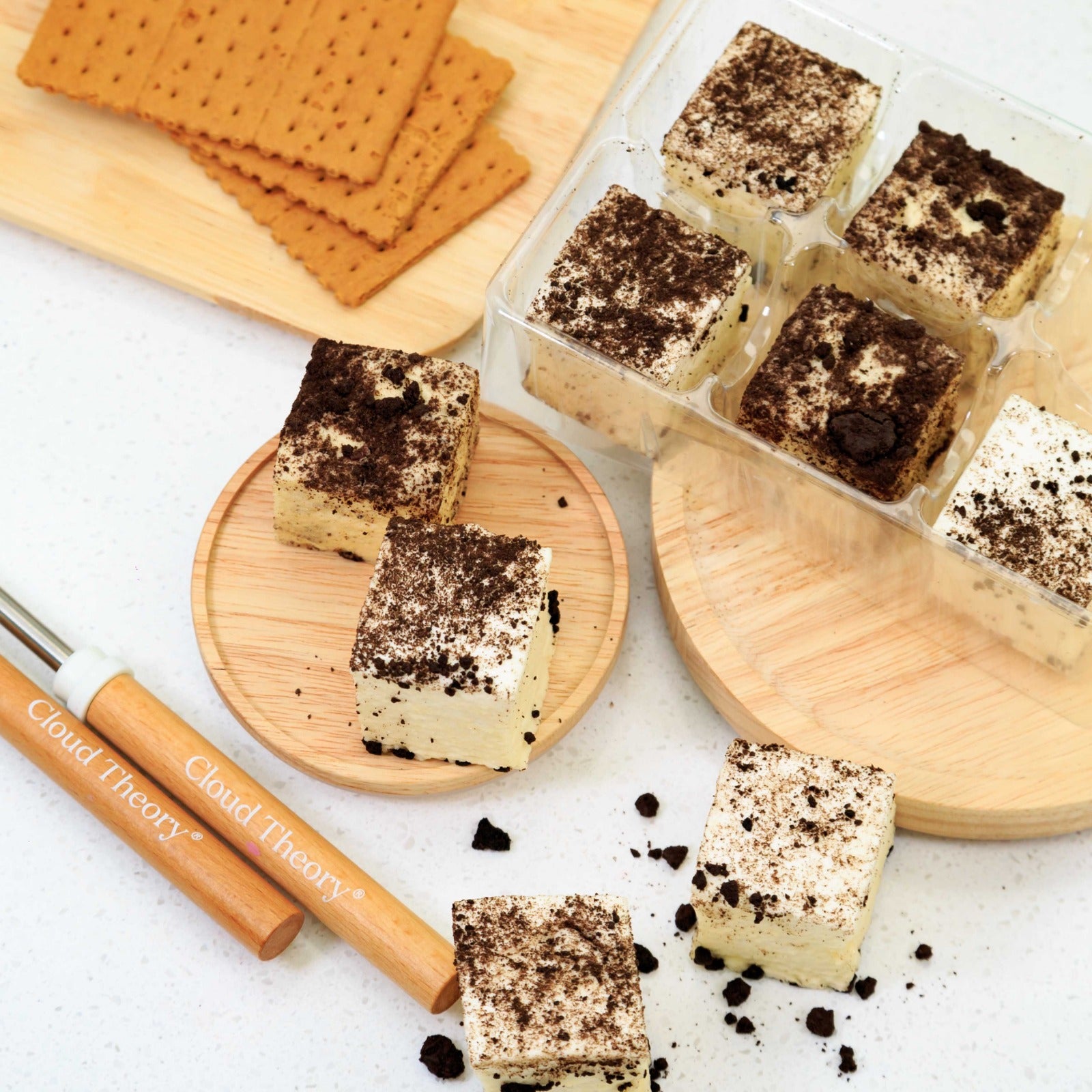 Cookies n' Cream Marshmallow 6 Pcs Tray