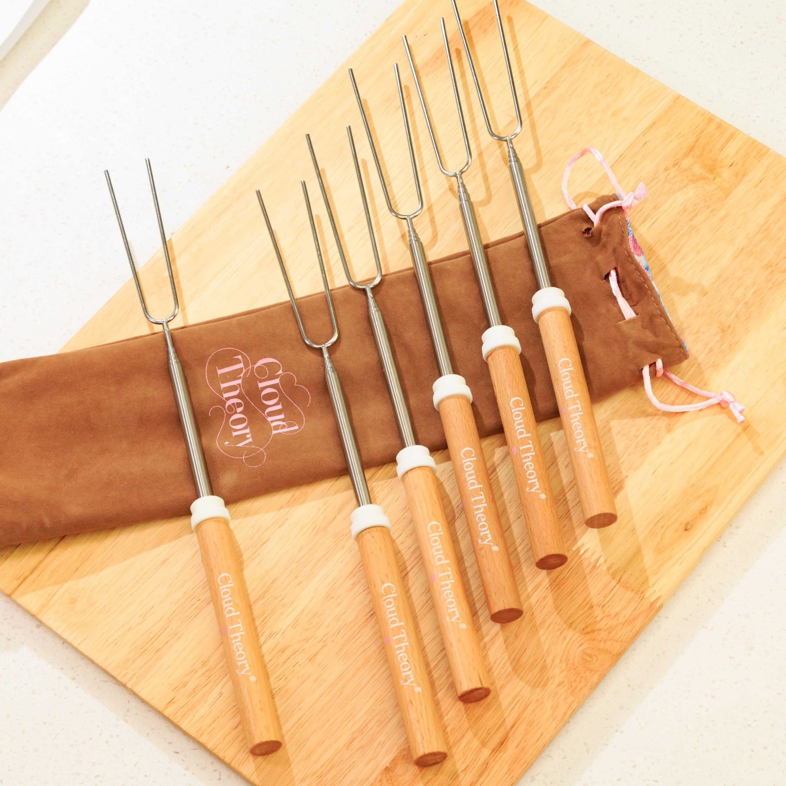 Marshmallow Toasting Sticks 6 Pcs Set