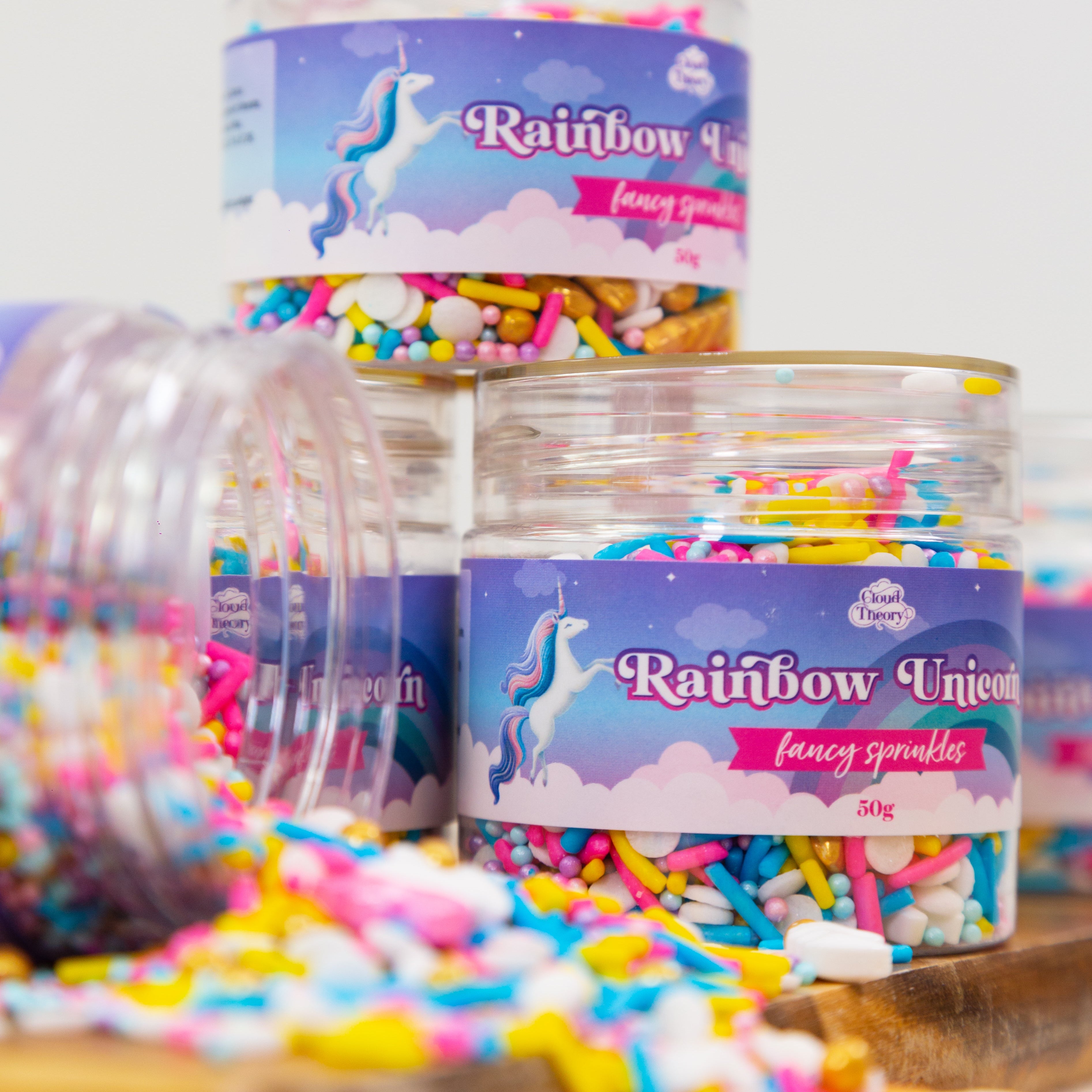 Rainbow Unicorn Sprinkles – 50g Jar 🌈✨